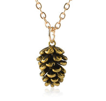Load image into Gallery viewer, CONE Pine Cone Pendant Necklace - Bali Lumbung