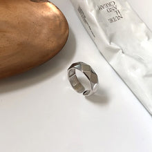 Cargar imagen en el visor de la galería, AGALIA #3 Silver Band or Chain Style Adjustable Rings