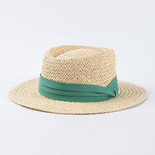 Load image into Gallery viewer, TRIXI Women&#39;s Straw Panama Hat is perfect for summer days out