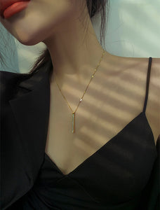 JILLIEN Gold Elegant Shell Titanium Steel Clavicle Chain Necklaces - Bali Lumbung