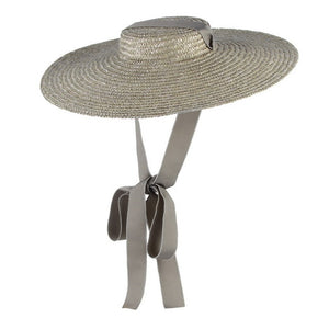 Womens Straw Sun Hat Classic Flat Beach Hat Mens Tanzania