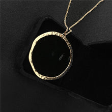 Load image into Gallery viewer, ANNIE Gold Color Medallion Circle Pendant Long Necklaces - Bali Lumbung