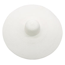 Indlæs billede til gallerivisning FORTUNA Women&#39;s Foldable Oversized Beach Hat 27&quot; Diameter Wide Brim Summer Sun Hats