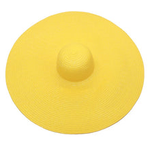 Laden Sie das Bild in den Galerie-Viewer, FORTUNA Women&#39;s Foldable Oversized Beach Hat 27&quot; Diameter Wide Brim Summer Sun Hats