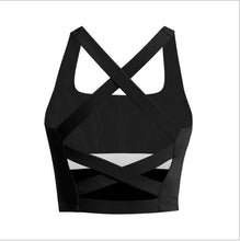 Load image into Gallery viewer, FIT #1 Women&#39;s Exercise Tank Top Push Up Cross Back Sports Bra