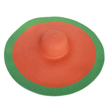 Cargar imagen en el visor de la galería, FORTUNA Women&#39;s Foldable Oversized Beach Hat 27&quot; Diameter Wide Brim Summer Sun Hats