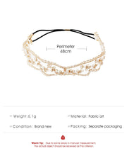 Load image into Gallery viewer, IOLA Sexy White Black Lace Headband with Simulated Pearl - Bali Lumbung