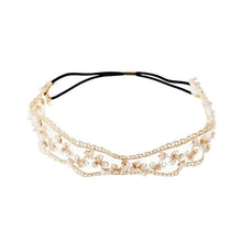 Indlæs billede til gallerivisning IOLA Sexy White Black Lace Headband with Simulated Pearl - Bali Lumbung