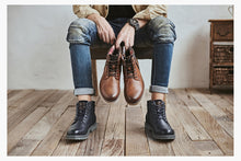 Cargar imagen en el visor de la galería, KEON Comfy Durable Outsole Lace-up Men&#39;s Boots