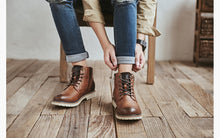 Laden Sie das Bild in den Galerie-Viewer, KEON Comfy Durable Outsole Lace-up Men&#39;s Boots