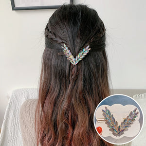 PADI  V Shape Crystal Hair Clip - Bali Lumbung