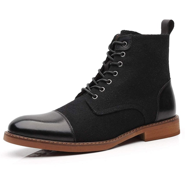 JAS Casual Lace Up Oxford Men's Ankle Boots - Bali Lumbung