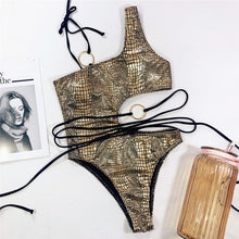 Laden Sie das Bild in den Galerie-Viewer, FINLEY One Shoulder Women One-piece Swimsuit Monokini - Bali Lumbung