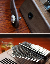 Load image into Gallery viewer, PUK #2 Thumb Piano 17 Keys Mahogany Body Kalimba Musical Instrument Set