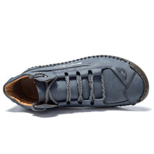 Cargar imagen en el visor de la galería, LUI Men Winter Hand Stitching Breathable Bendable Ankle Boots