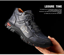 Load image into Gallery viewer, LUI Men Winter Hand Stitching Breathable Bendable Ankle Boots