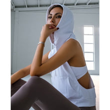 Cargar imagen en el visor de la galería, DIO Sports Top Hooded Sleeveless Fitness or Yoga Tank Activewear - Bali Lumbung