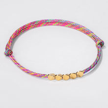Indlæs billede til gallerivisning GARMA Tibetan Buddhist Style Braided Lucky Rope Handmade Copper Beads Bracelets