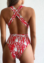 Load image into Gallery viewer, EMA One Piece Plunging High Cut Swimsuit