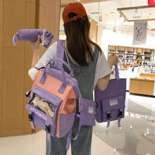 Indlæs billede til gallerivisning PEPPY #2 5 Piece Waterproof Candy Color Backpack Set