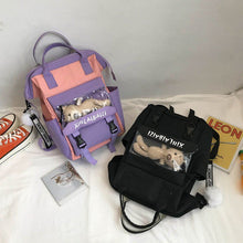 Laden Sie das Bild in den Galerie-Viewer, PEPPY #2 5 Piece Waterproof Candy Color Backpack Set