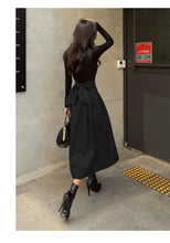 Load image into Gallery viewer, TERRI #2 Women Long Skirts Summer High Waist Bow with A-Line Cut
