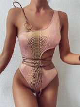 Cargar imagen en el visor de la galería, FINLEY One Shoulder Women One-piece Swimsuit Monokini - Bali Lumbung