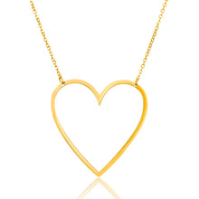 Cargar imagen en el visor de la galería, OLIE Minimalist Style Hollow Heart Shape Pendant Collar Necklaces - Bali Lumbung