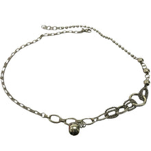 Indlæs billede til gallerivisning RIVER Unique Design Sterling Silver Chain Round Pendant Necklace - Bali Lumbung