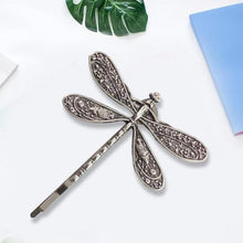 Cargar imagen en el visor de la galería, POLY Elegant Vintage Silver Dragonfly Hairpins - Bali Lumbung
