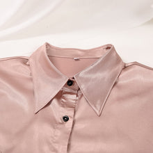 Cargar imagen en el visor de la galería, GAIA 3 Pieces Set Turn Down Collar Long Sleeve Including Top Bra Soft Pajamas - Bali Lumbung