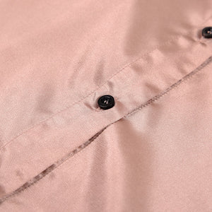 GAIA 3 Pieces Set Turn Down Collar Long Sleeve Including Top Bra Soft Pajamas - Bali Lumbung