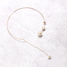 Indlæs billede til gallerivisning ELETTRA Elegant Imitation Pearl Choker Necklace Clavicle Chain Fashion Necklace - Bali Lumbung