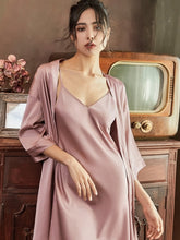 Load image into Gallery viewer, ADRIANA 2PCS Satin Robe Set Lingerie Sleepwear - Bali Lumbung