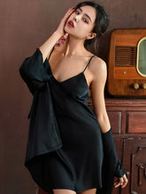 Indlæs billede til gallerivisning ADRIANA 2PCS Satin Robe Set Lingerie Sleepwear - Bali Lumbung