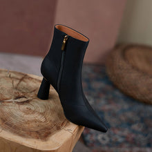 Laden Sie das Bild in den Galerie-Viewer, BLYTE #2 Pointed Toe Mid Calf Modern High Heel Boots - Bali Lumbung