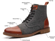 Load image into Gallery viewer, JAS Casual Lace Up Oxford Men&#39;s Ankle Boots - Bali Lumbung
