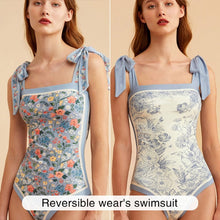 Cargar imagen en el visor de la galería, KANI Reversible Classic One Piece Swimsuit Padded Bathing Suit - Bali Lumbung